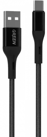 GREEN LION GNBCTYCBK 1.2M BLACK TYPE-C CABLE