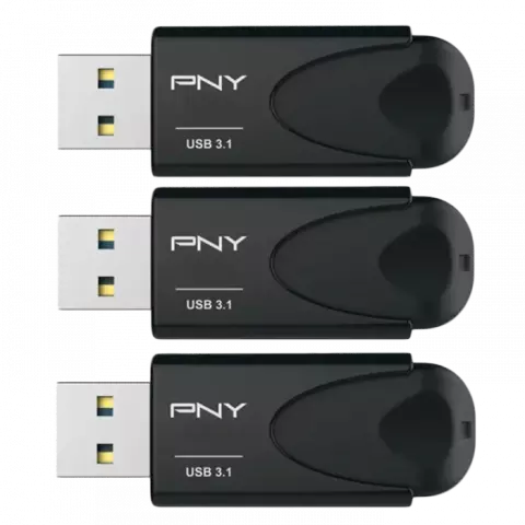 فلش مموری 32 گیگابایت PNY مدل Attaché 4 بسته 3 عددی