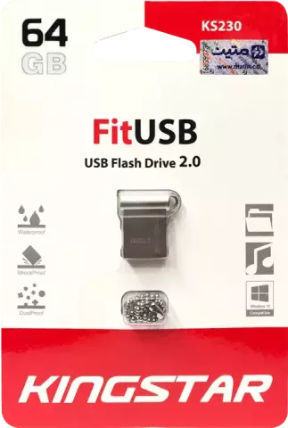 فلش مموری 64 گیگابایت KINGSTAR مدل Fit KS230