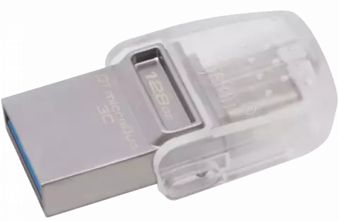 فلش مموری 128 گیگابایت Kingston مدل DataTraveler MicroDuo 3C