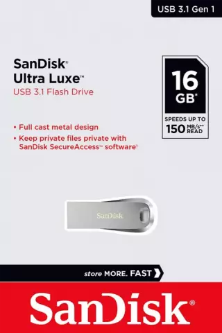 فلش مموری 16 گیگابایت Sandisk مدل ULTRA LUXE