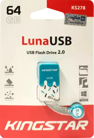 فلش مموری 64 گیگابایت KINGSTAR مدل LUNA KS278