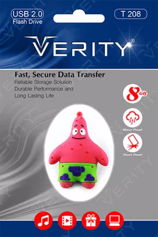 فلش مموری 8گیگابایت Verity مدل 008G-V2 T208