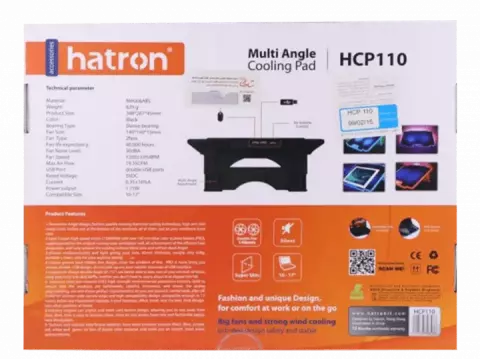 خنک کننده لپ تاپ HATRON مدل HCP110