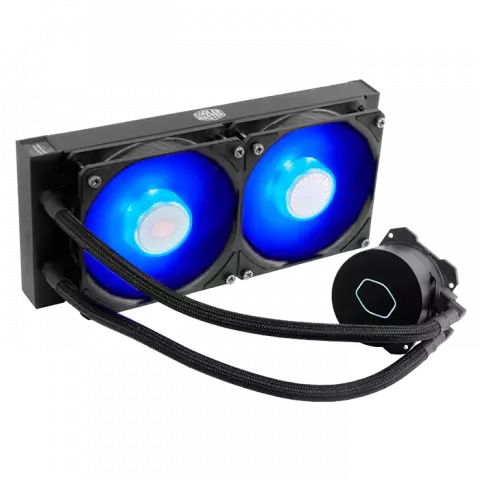 COOLERMASTER MASTERLIQUID ML240L V2 BLUE LED FANS MLW-D24M-A18PB-R2 AVAJANG CPU LIQUID COOLER