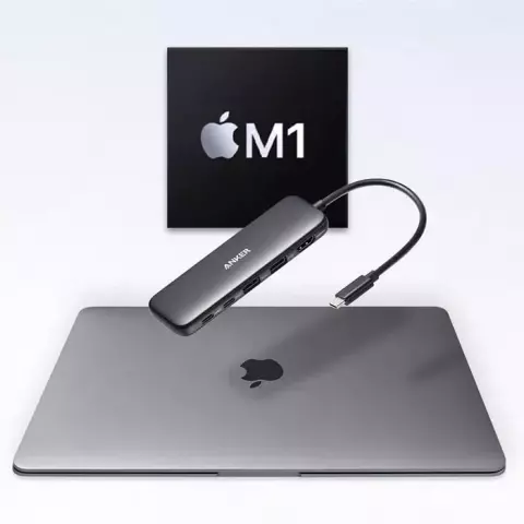 هاب 5 پورت Anker مدل A8355 332 USB-C 5-in-1