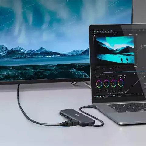 هاب 5 پورت Anker مدل A8355 332 USB-C 5-in-1