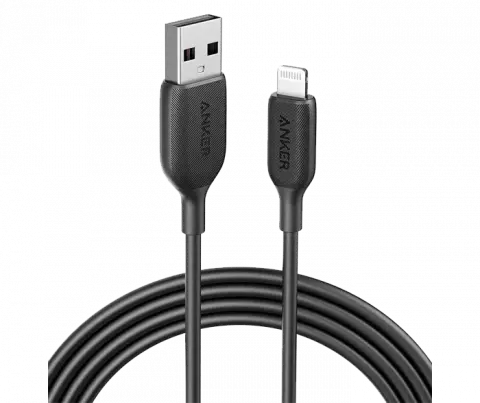 کابل تبدیل 90 سانتی متری USB-A به Lightning انکر مدل Powerline III A8812