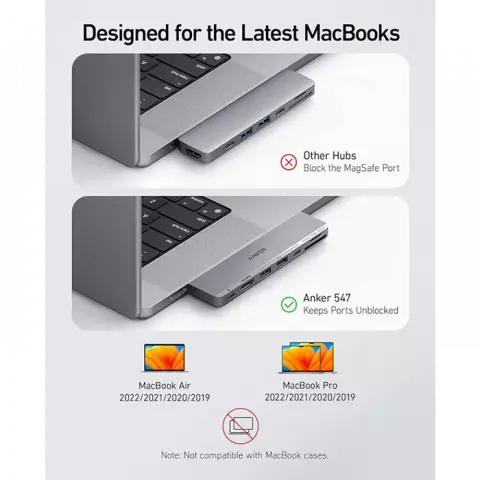 هاب 7 پورت Anker مدل A8354 547 7-in-2 USB-C
