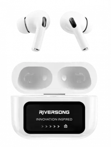 RIVERSONG AIRFLY T2 EA332 WHITE WIRELESS EARPHONES