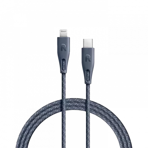 کابل شارژ 2 متری Type-C به Lightning راوپاور مدل RP-CB1018