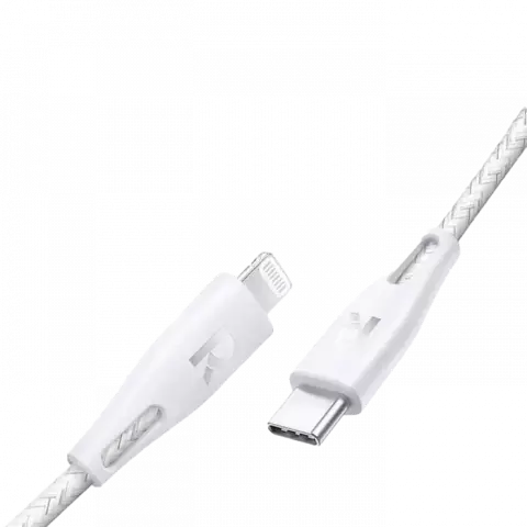 کابل شارژ 2 متری Type-C به Lightning راوپاور مدل RP-CB1018