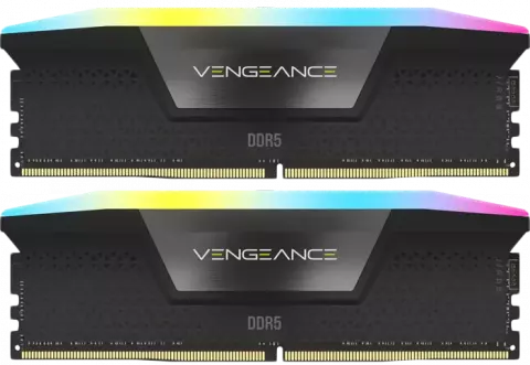 رم دسکتاپ (16GB*2) 32 گیگابایت Corsair مدل VENGEANCE RGB DDR5 7200MHz