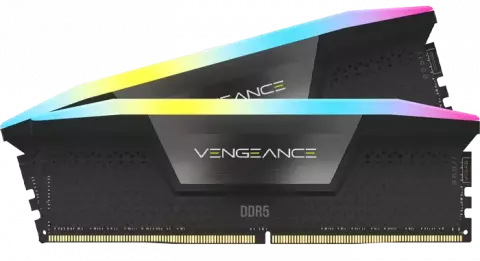 رم دسکتاپ (16GB*2) 32 گیگابایت Corsair مدل VENGEANCE RGB DDR5 7200MHz