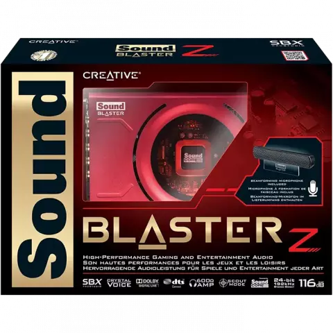 کارت صدا Creative مدل Sound Blaster Z SE به همراه میکروفون