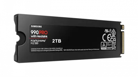 حافظه SSD اینترنال 2 ترابایت Samsung مدل 990PRO M.2 w/ Heatsink
