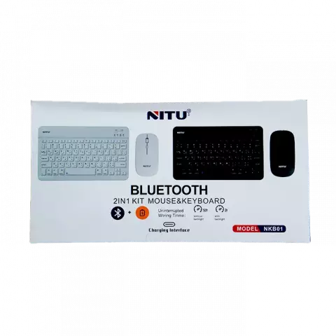 کیبورد و موس بی سیم Nitu مدل NKB02