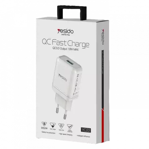 شارژر دیواری Yesido مدل YC22