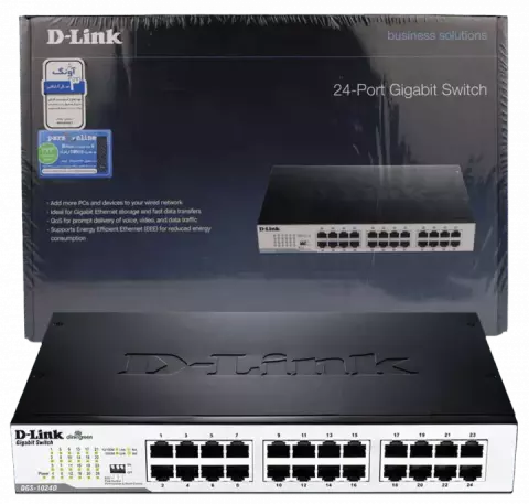 سوییچ 24پورت D-LINK مدل DES-1024D