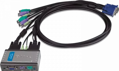 سوییچ 2 پورت D-LINK KVM مدل DKVM-121