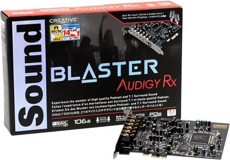 کارت صدا  Creative مدل Sound Blaster Audigy Rx