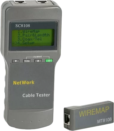 تستر دیجیتال کابل شبکه K-NET مدل SC8108