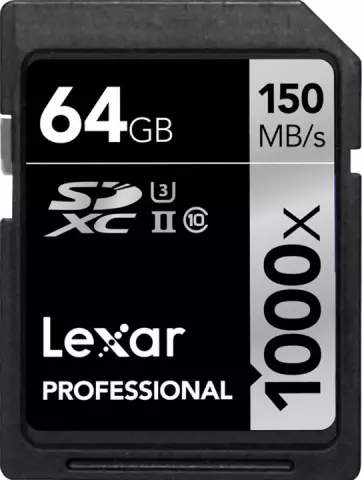 مموری کارت 64گیگابایت Lexar مدل PROFESSIONAL 1000X