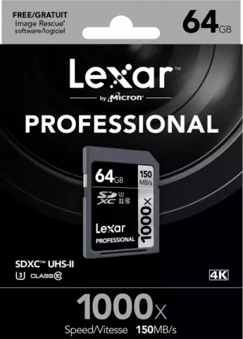 مموری کارت 64گیگابایت Lexar مدل PROFESSIONAL 1000X