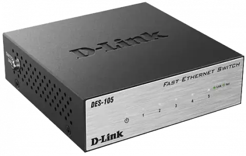 سوییچ 5 پورت D-LINK مدل DES-105