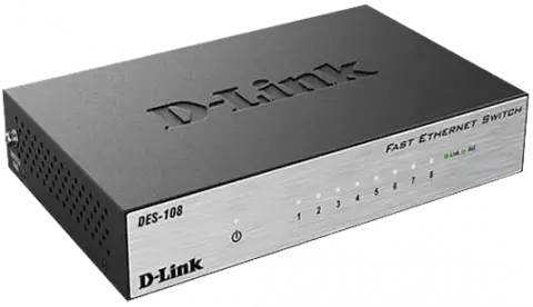 سوئیچ8 پورت D-LINK مدل DES-108