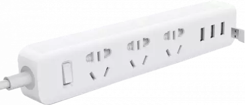 چند راهی برق 3 پورت + 3 پورت XIAOMI USB مدل XMCXB01QM