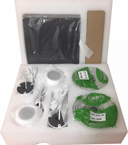 پک دوربین مدار بسته HIQVIEW مدل IPC 2.0MP KITS