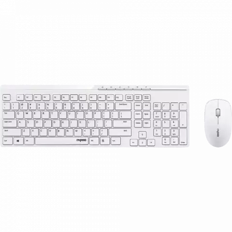 کیبورد و موس بیسیم RAPOO مدل X8100