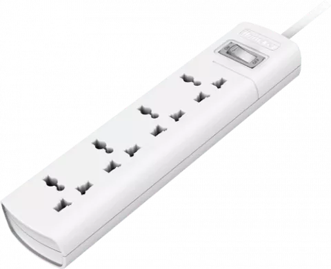 چند راهی برق 4 پورت HUNTKEY مدل SZM401