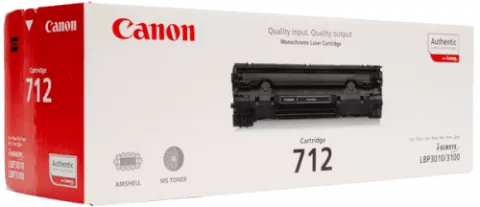 کارتریج تونر مشکی طرح اصلی CANON مدل 712