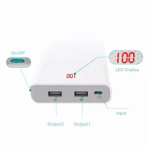 پاور بانک 20000میلی آمپر ساعت Romoss مدل SENSE 6 LED PH80