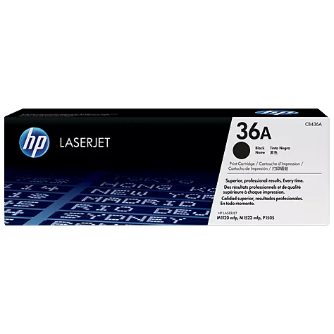 کارتریج تونر مشکی طرح اصلیHP مدل 36A