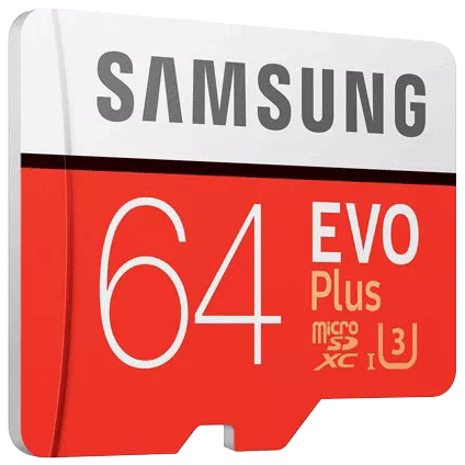 مموری کارت 64گیگابایت Samsung مدل EVO PLUS MB-MC64GA