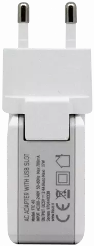 شارژر USB دیواری TSCO مدل 3 پورت TTC 40