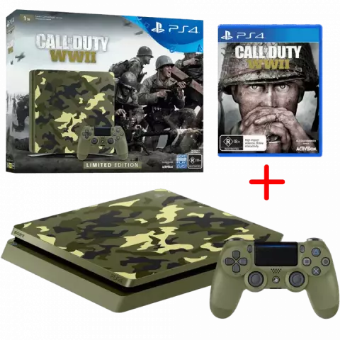 کنسول بازی SONY پلی استیشن 4 اسلیم 1 ترا بایت مدل CUH-2116B به همراه بازی CALL OF DUTY