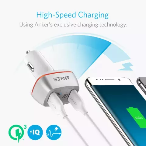 شارژر فندکی خودرو ANKER مدل POWERDRIVE PLUS 2