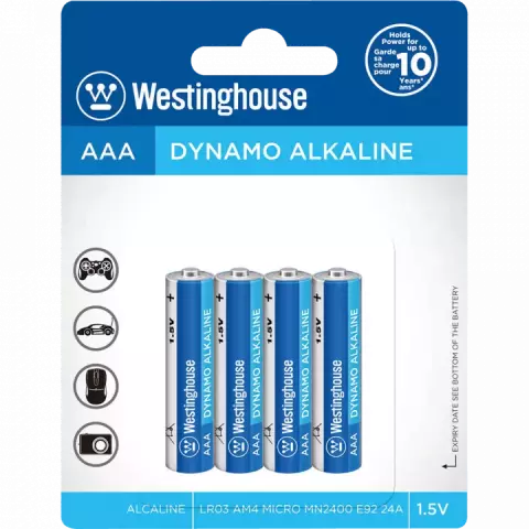 باتری نیم قلمی WestingHouse مدل LR03-BP4