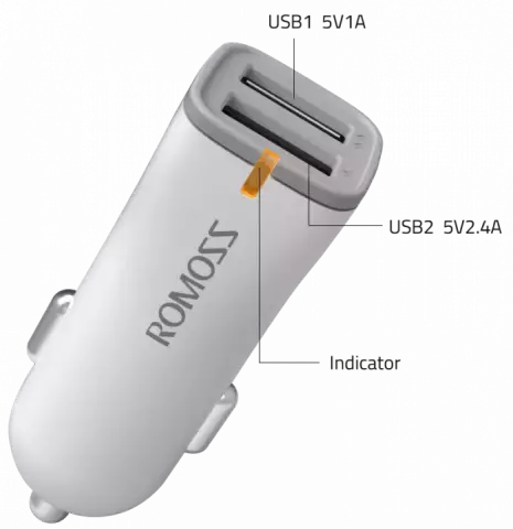شارژر فندکی خودرو ROMOSS مدل RANGER 17 AU17