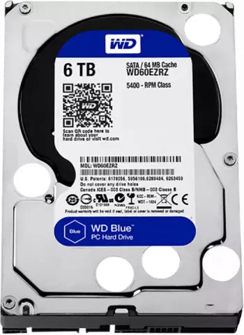 هارد اینترنال 6ترابایت WD مدل BLUE WD60EZRZ