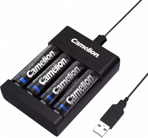 شارژر باتری CAMELION مدل BC-0807F به همراه باتری