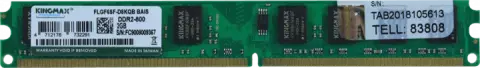 رم کامپیوتر 2گیگابایت مارک Kingmax مدل FLGF65F-D8KQB