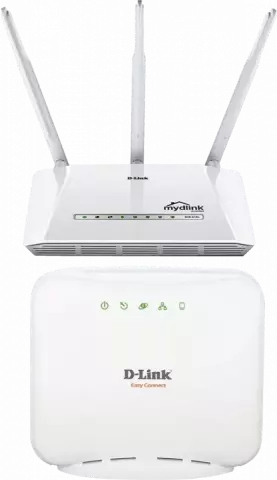 روتر بی‌سیم D-LINK مدل DIR-619L به‌ همراه مودم روتر ADSL مدل DSL-2520U