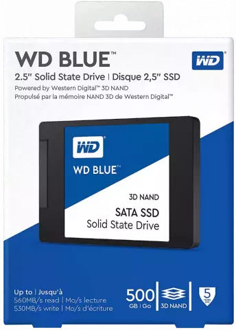 حافظه SSD اینترنال 500گیگابایت WD مدل BLUE WDS500G2B0A