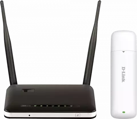 روتر بی‌سیم D-LINK 4G مدل DWR-116 به‌ همراه مودم 3G مدل DWM-157
