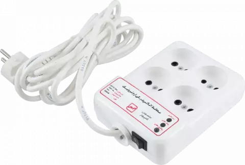 چند راهی برق و محافظ کامپیوتر و لوازم برقی آزمایشگاه ERAMTRONIC مدل AP4LC-C